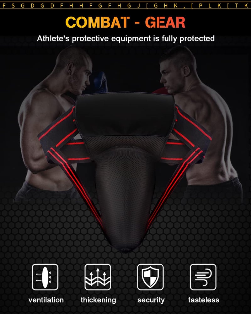 GLL Mens Groin Protector  Protective Cup  Boxing Abdominal Groin Guard  MMA Protective Cup  Kickboxing Cup  Muay Thai Cup Protector(30 in - 42 in) - Image 5
